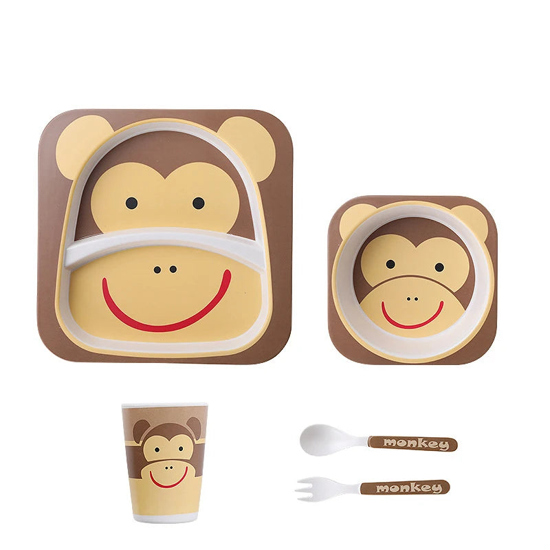 Bamboo Fiber Tableware Set