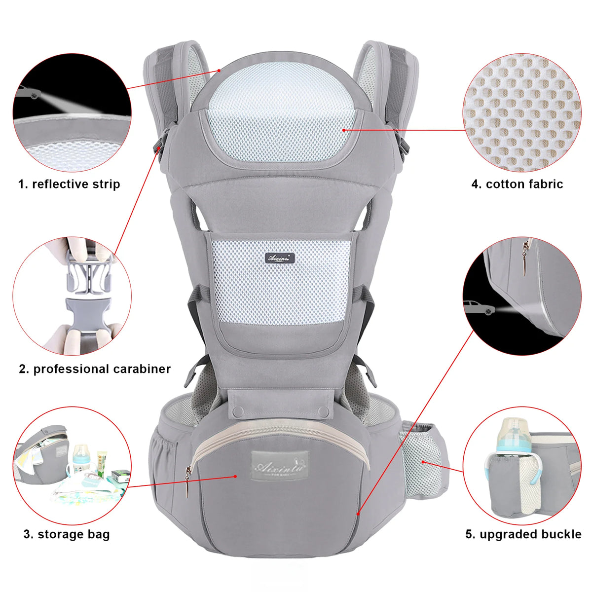 Kangaroo Baby Carrier Backpack