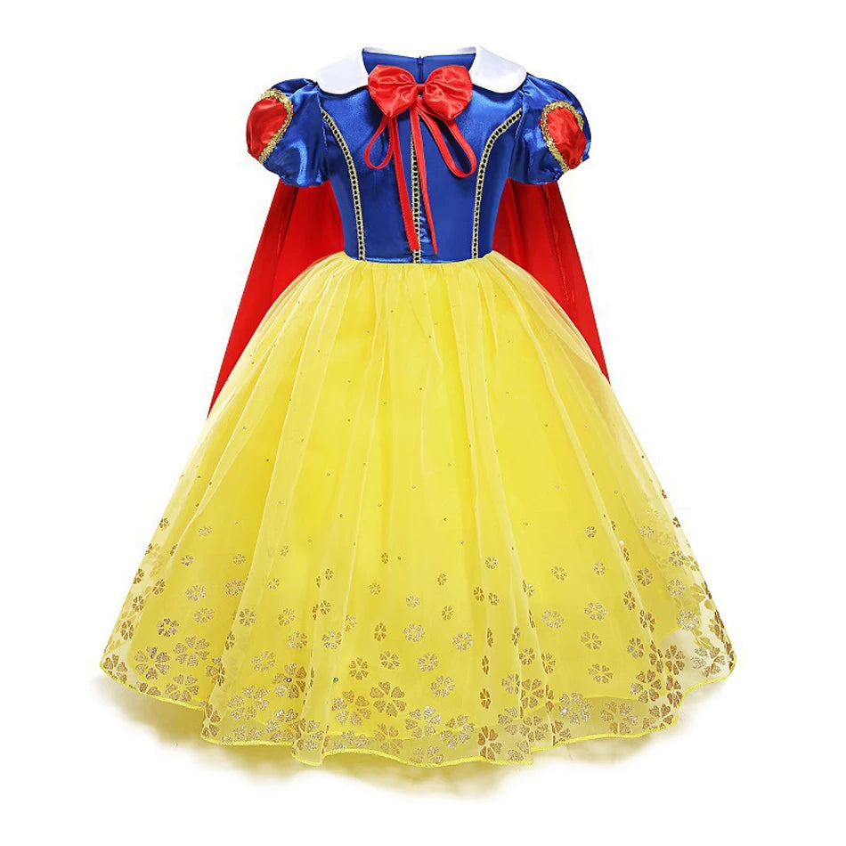 Girls Snow White Princess Costume Dress