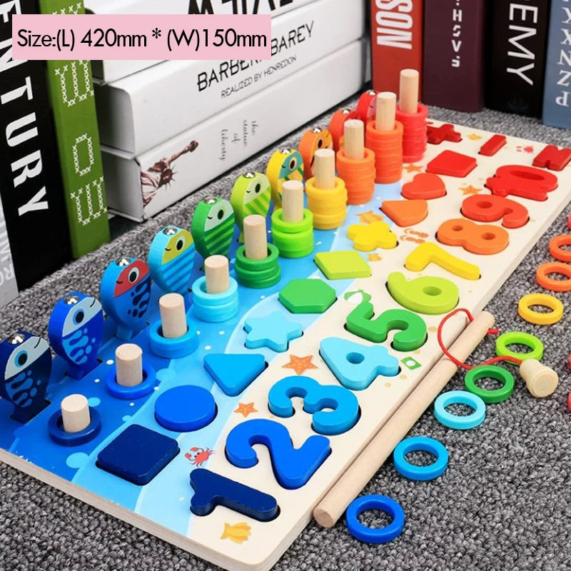 Montessori Wooden Educational Toy Set