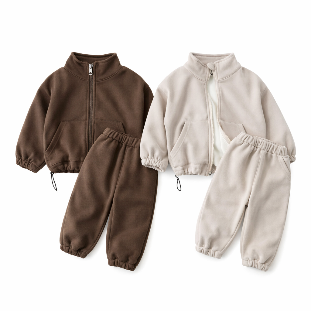 Kids Winter Fleece Set – Warm 2‑Piece Outfit (1–6Y)