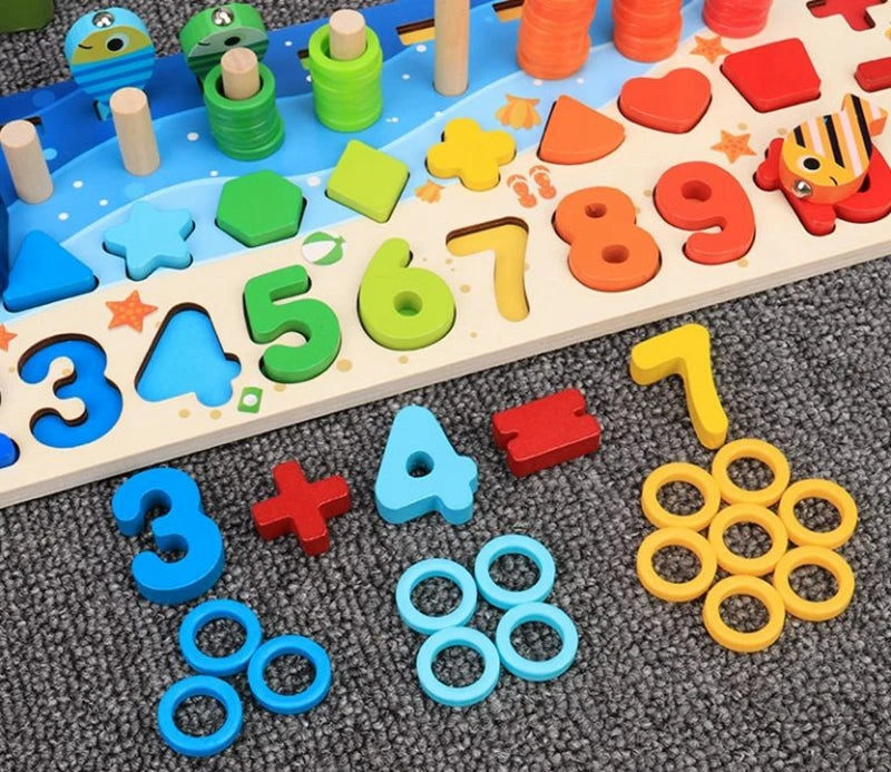 Montessori Wooden Educational Toy Set