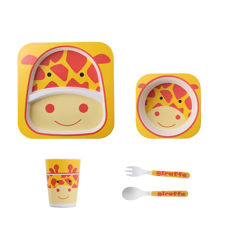 Bamboo Fiber Tableware Set