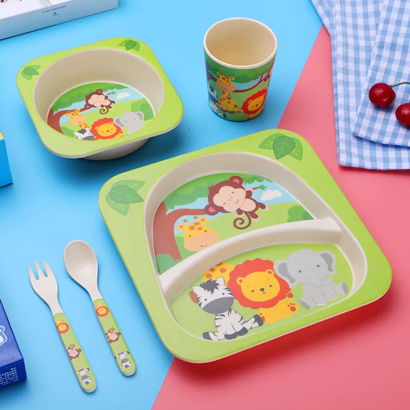 Bamboo Fiber Tableware Set