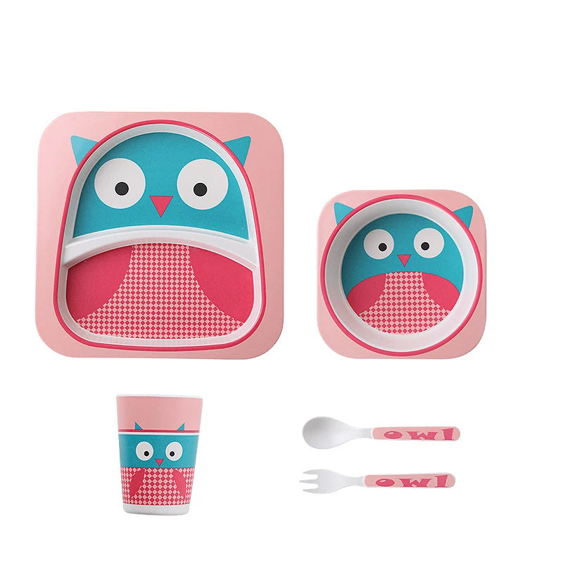 Bamboo Fiber Tableware Set