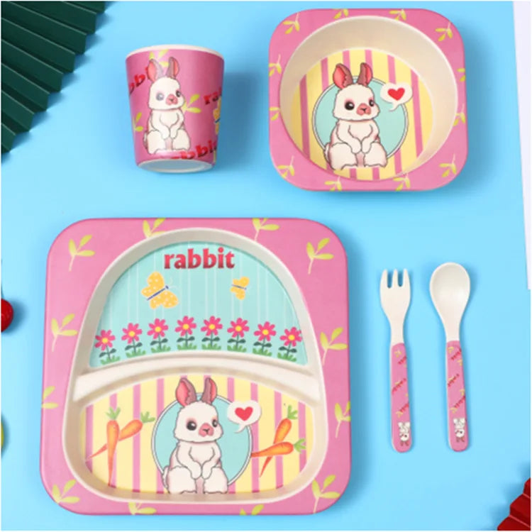 Bamboo Fiber Tableware Set