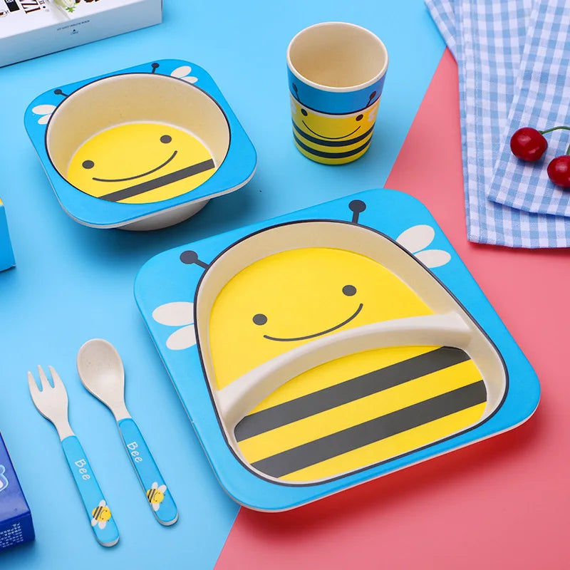 Bamboo Fiber Tableware Set