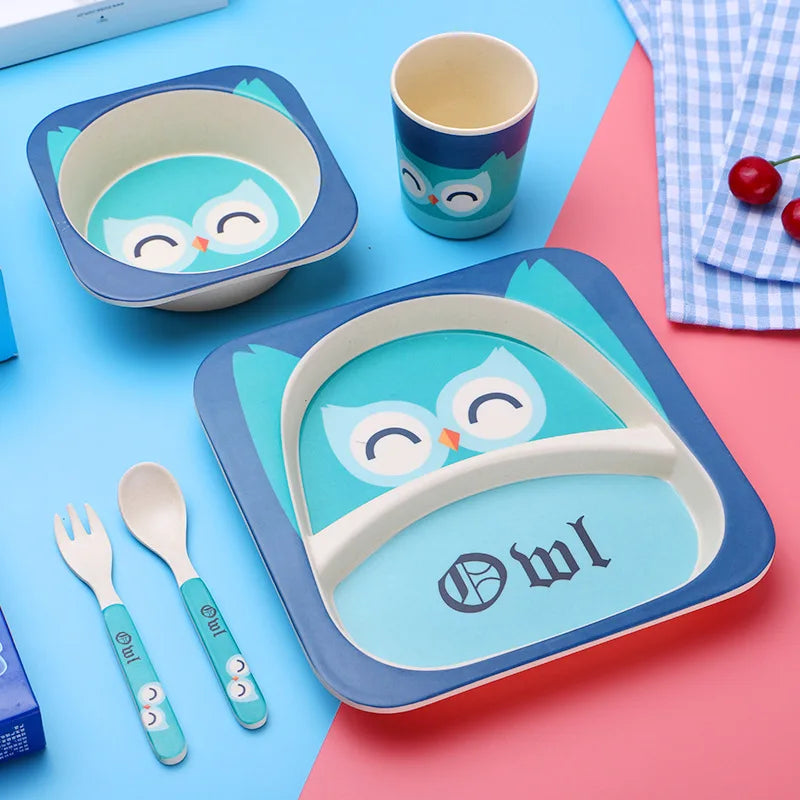 Bamboo Fiber Tableware Set