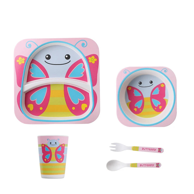 Bamboo Fiber Tableware Set