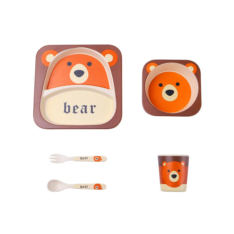 Bamboo Fiber Tableware Set