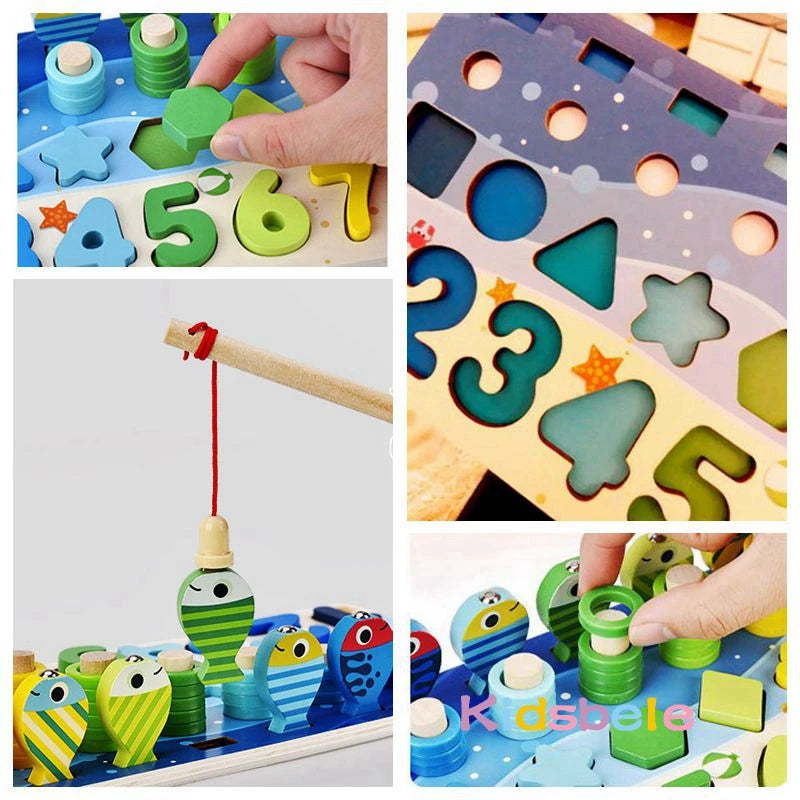 Montessori Wooden Educational Toy Set