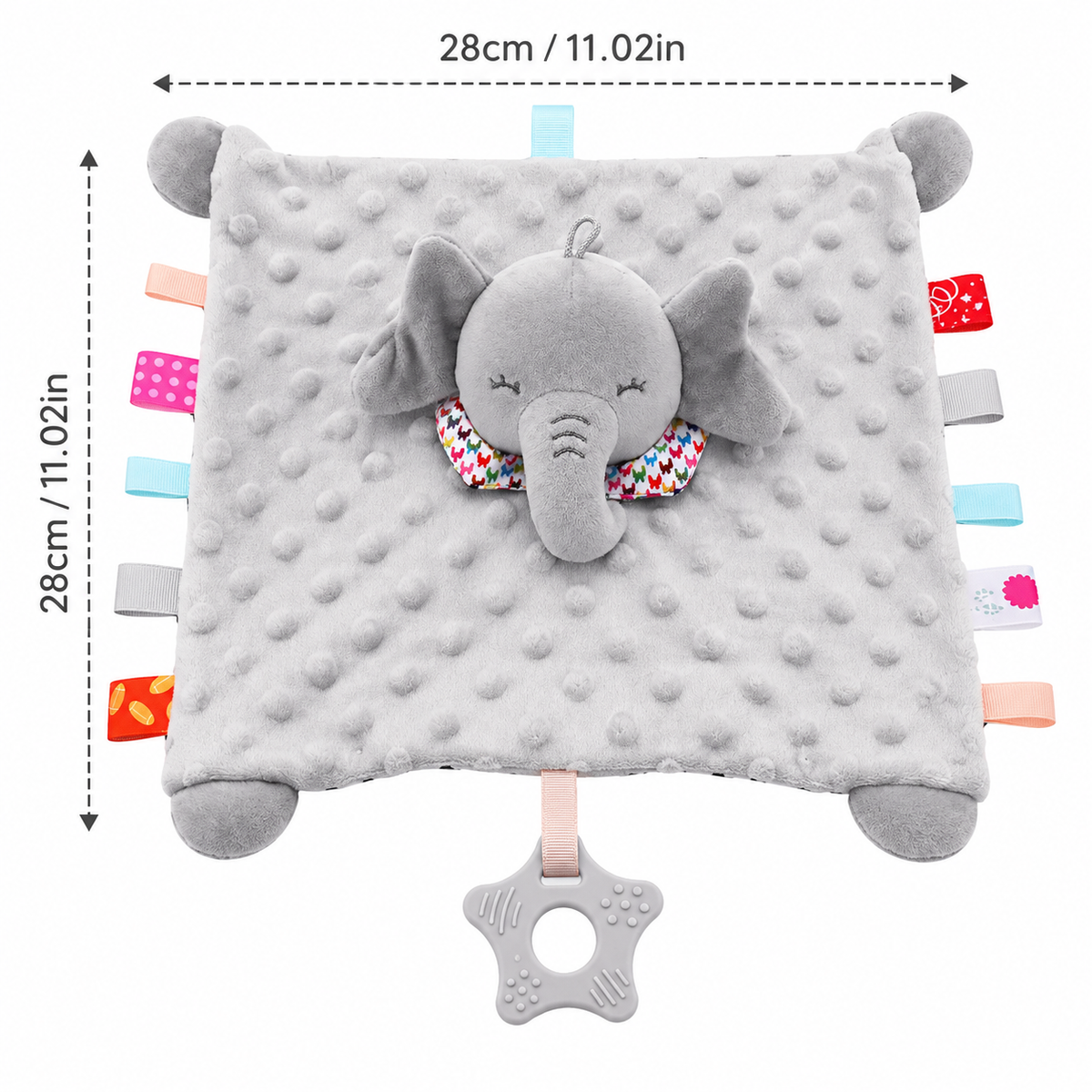 Baby Comfort Blanket – Bunny & Elephant