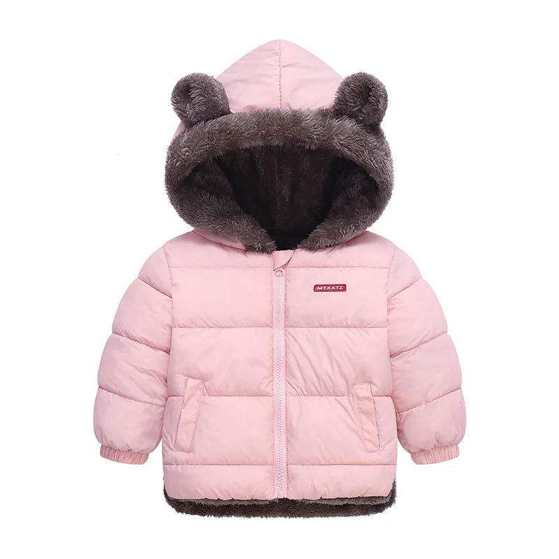 Kids Warm Fleece Hooded Jacket – Thick Winter Coat (Boys & Girls)