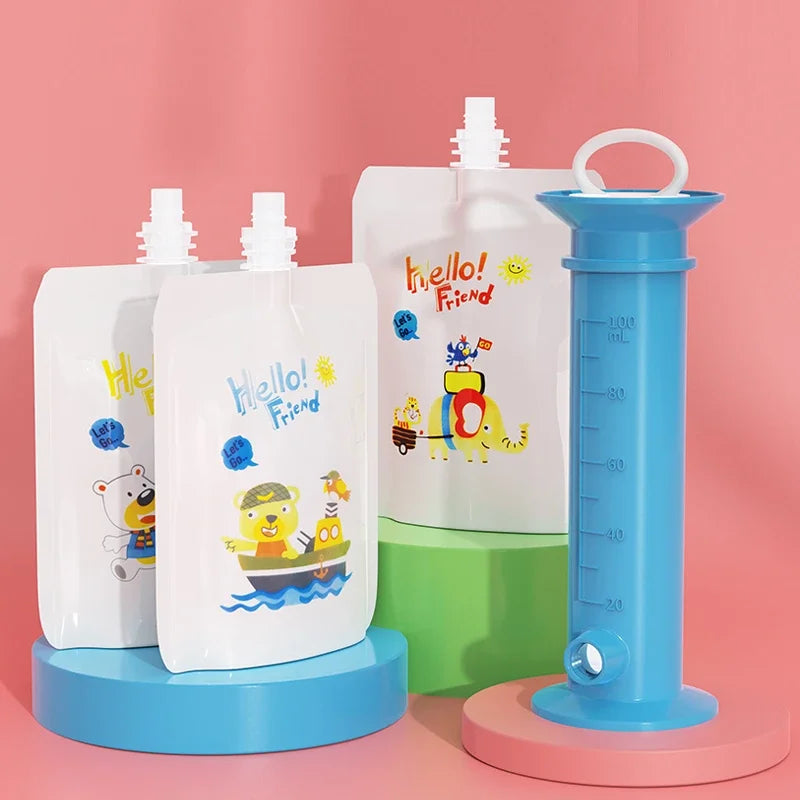 Reusable Squeeze & Fill Baby Pouch Maker System