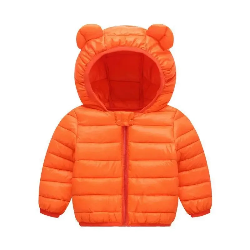 Kids Waterproof Windproof Jacket – Lightweight Hooded Coat (18M–4Y)