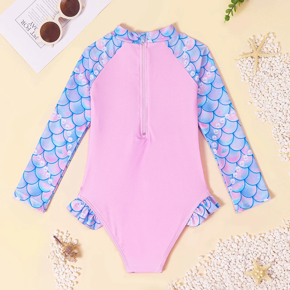 Unicorn Long Sleeve Swimsuit