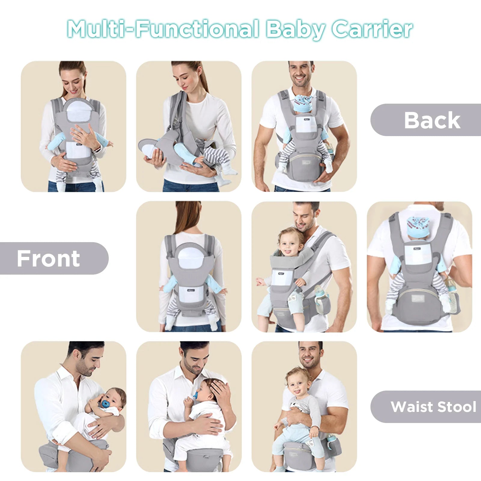 Kangaroo Baby Carrier Backpack