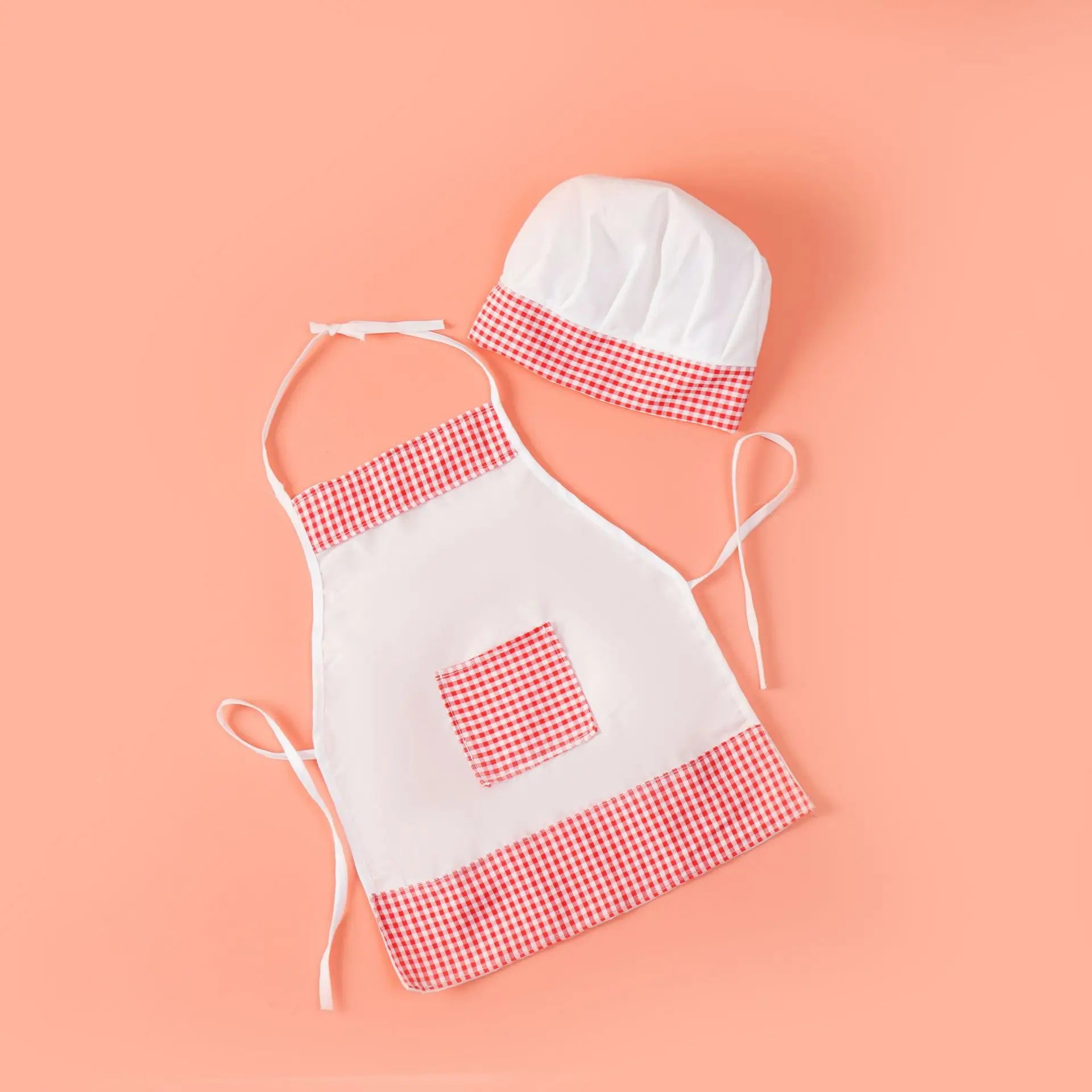 Newborn Chef Outfit Set – Baby Apron & Hat Photoshoot