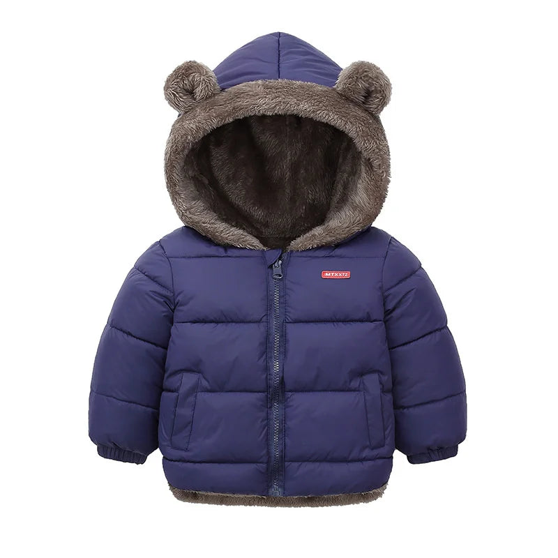Kids Warm Fleece Hooded Jacket – Thick Winter Coat (Boys & Girls)
