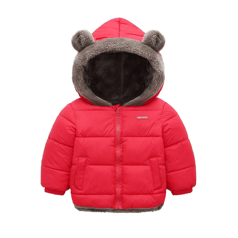 Kids Warm Fleece Hooded Jacket – Thick Winter Coat (Boys & Girls)