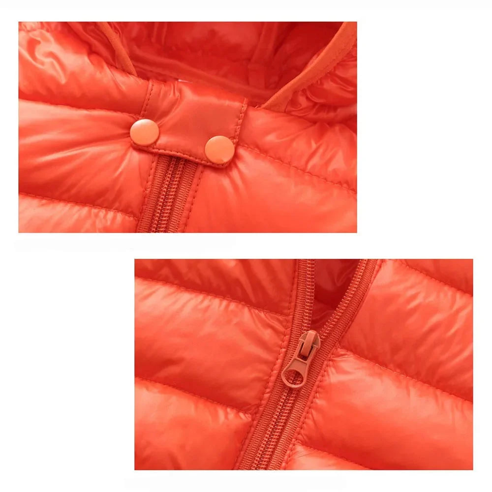 Kids Waterproof Windproof Jacket – Lightweight Hooded Coat (18M–4Y)
