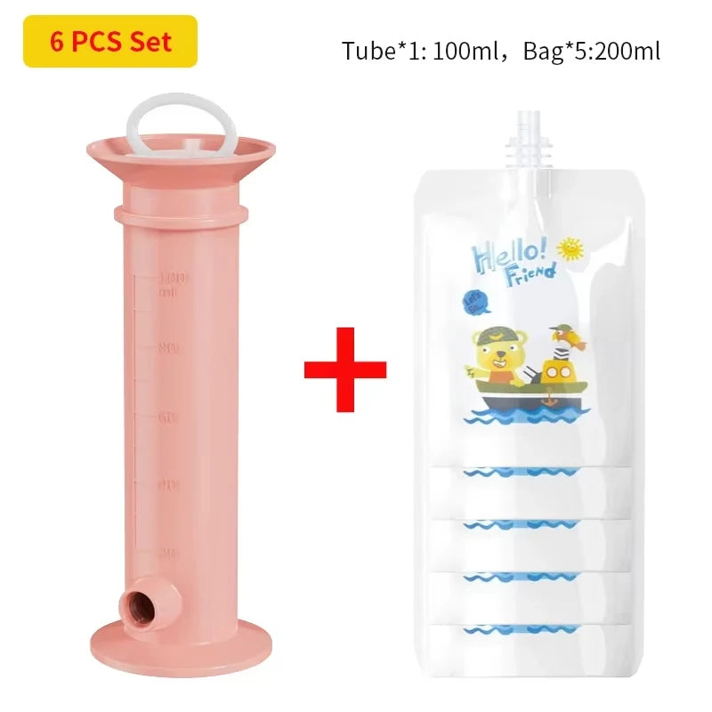 Reusable Squeeze & Fill Baby Pouch Maker System