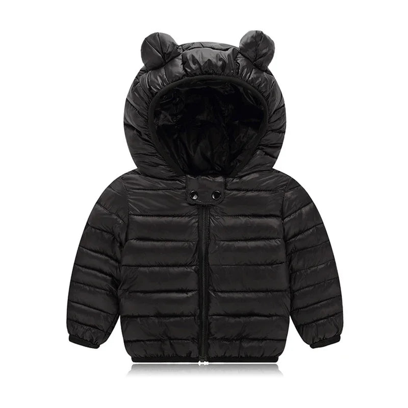 Kids Waterproof Windproof Jacket – Lightweight Hooded Coat (18M–4Y)