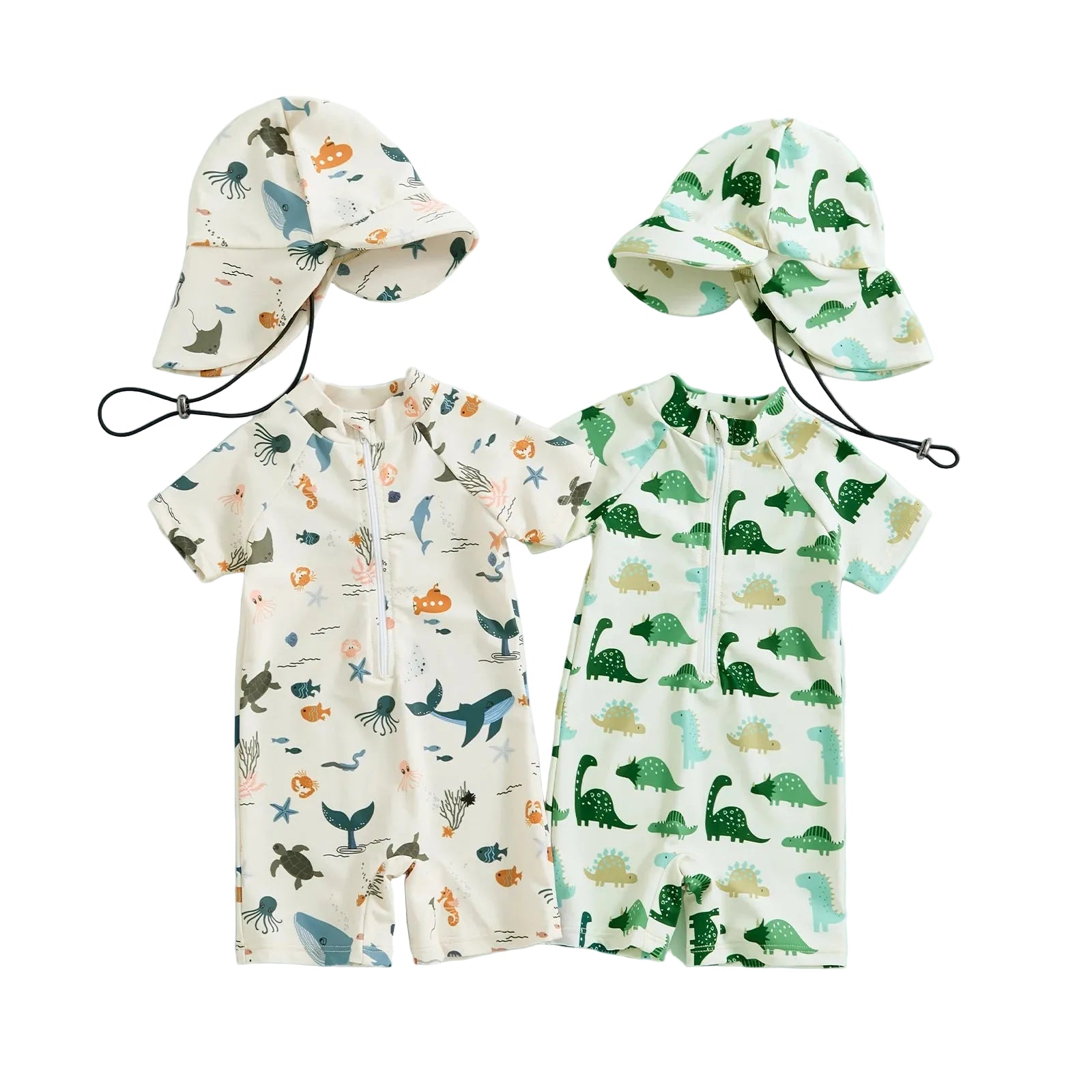 Boys Swimsuit with Hat