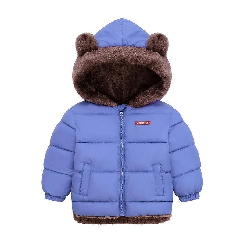 Kids Warm Fleece Hooded Jacket – Thick Winter Coat (Boys & Girls)
