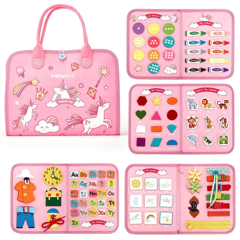 Montessori Busy Board for Toddlers