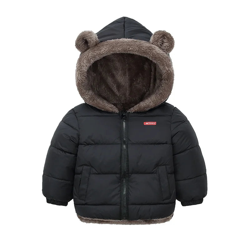 Kids Warm Fleece Hooded Jacket – Thick Winter Coat (Boys & Girls)
