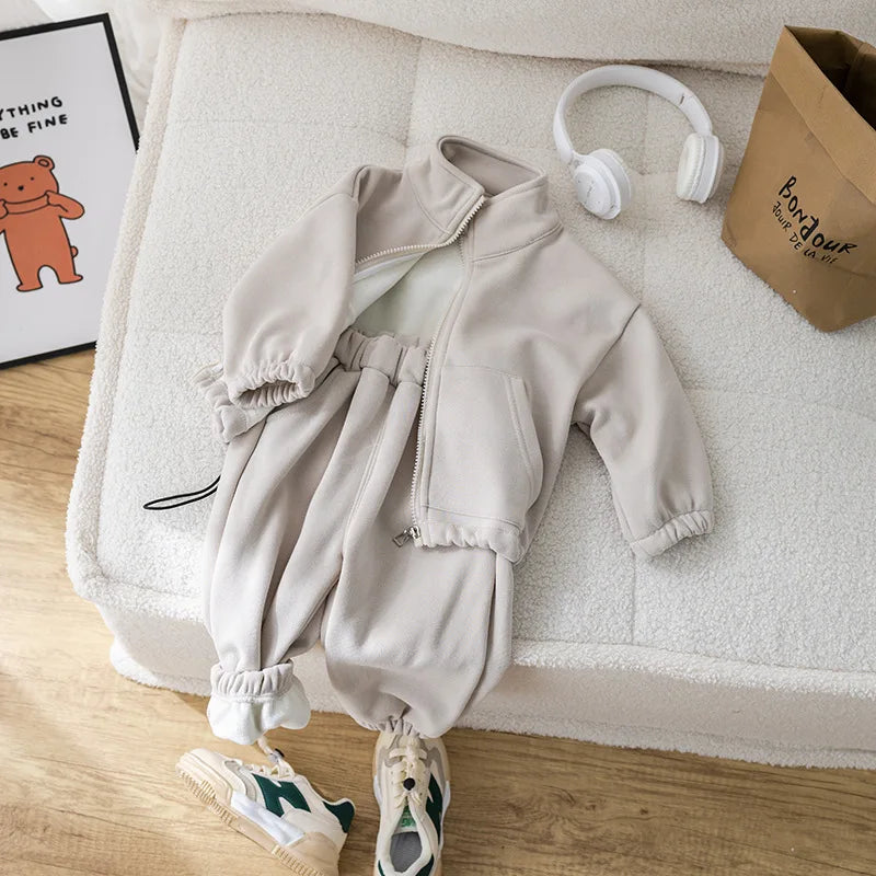 Kids Winter Fleece Set – Warm 2‑Piece Outfit (1–6Y)