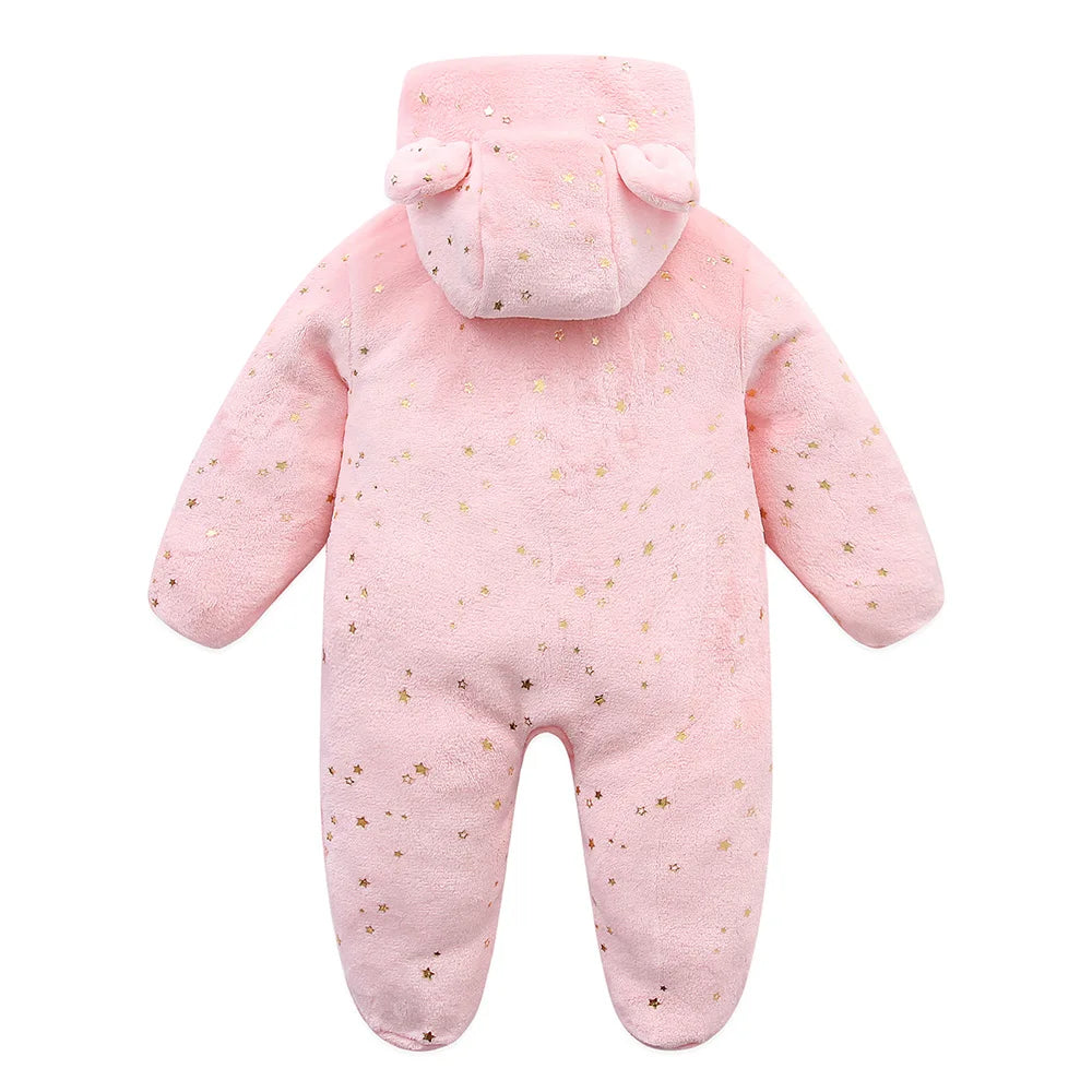 Unisex Baby Flannel Jumpsuit – Cozy Winter Outfit (0–9M)