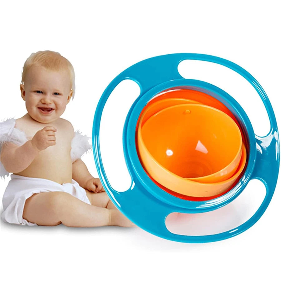 360 Rotating Spill-Proof Gyro Bowl