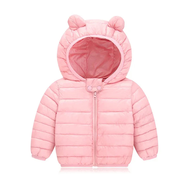 Kids Waterproof Windproof Jacket – Lightweight Hooded Coat (18M–4Y)