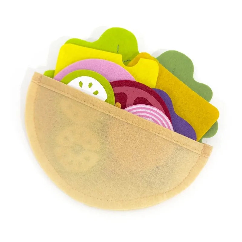 Felt Burger & Sandwich Play Food Set
