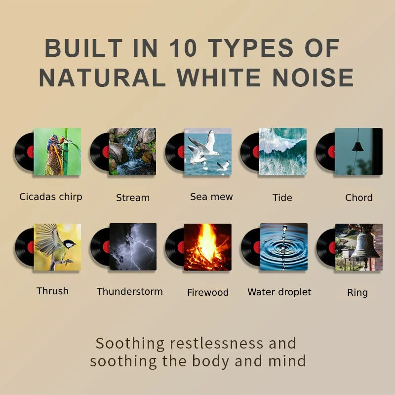 LED White Noise Sleep Light