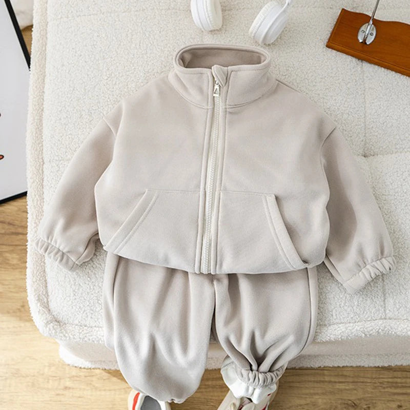 Kids Winter Fleece Set – Warm 2‑Piece Outfit (1–6Y)