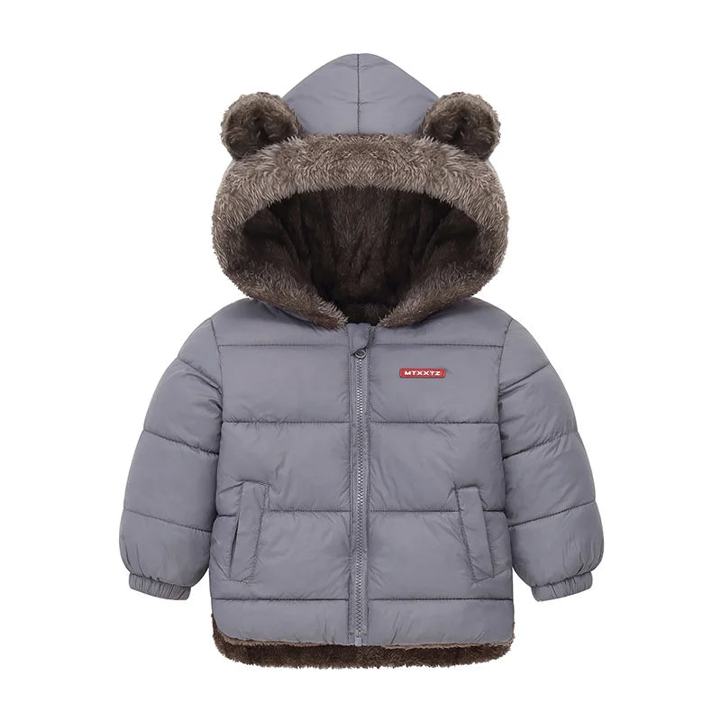 Kids Warm Fleece Hooded Jacket – Thick Winter Coat (Boys & Girls)
