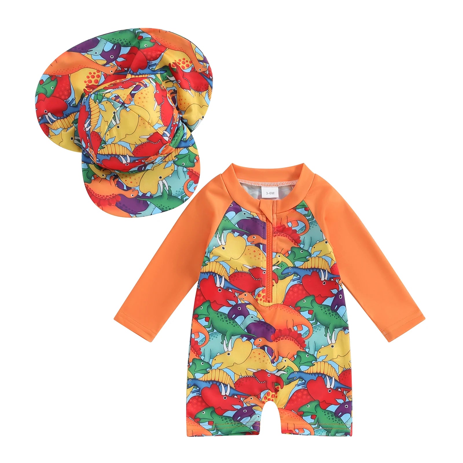 Kids Long Sleeve Swimwear Set